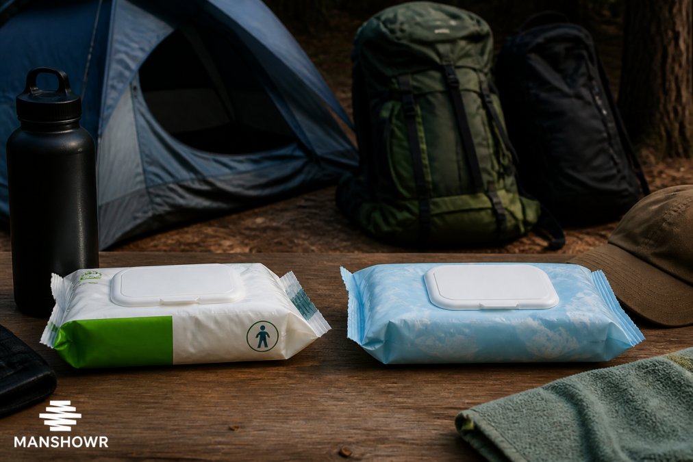 Biodegradable Body Wipes vs Baby Wipes for Camping
